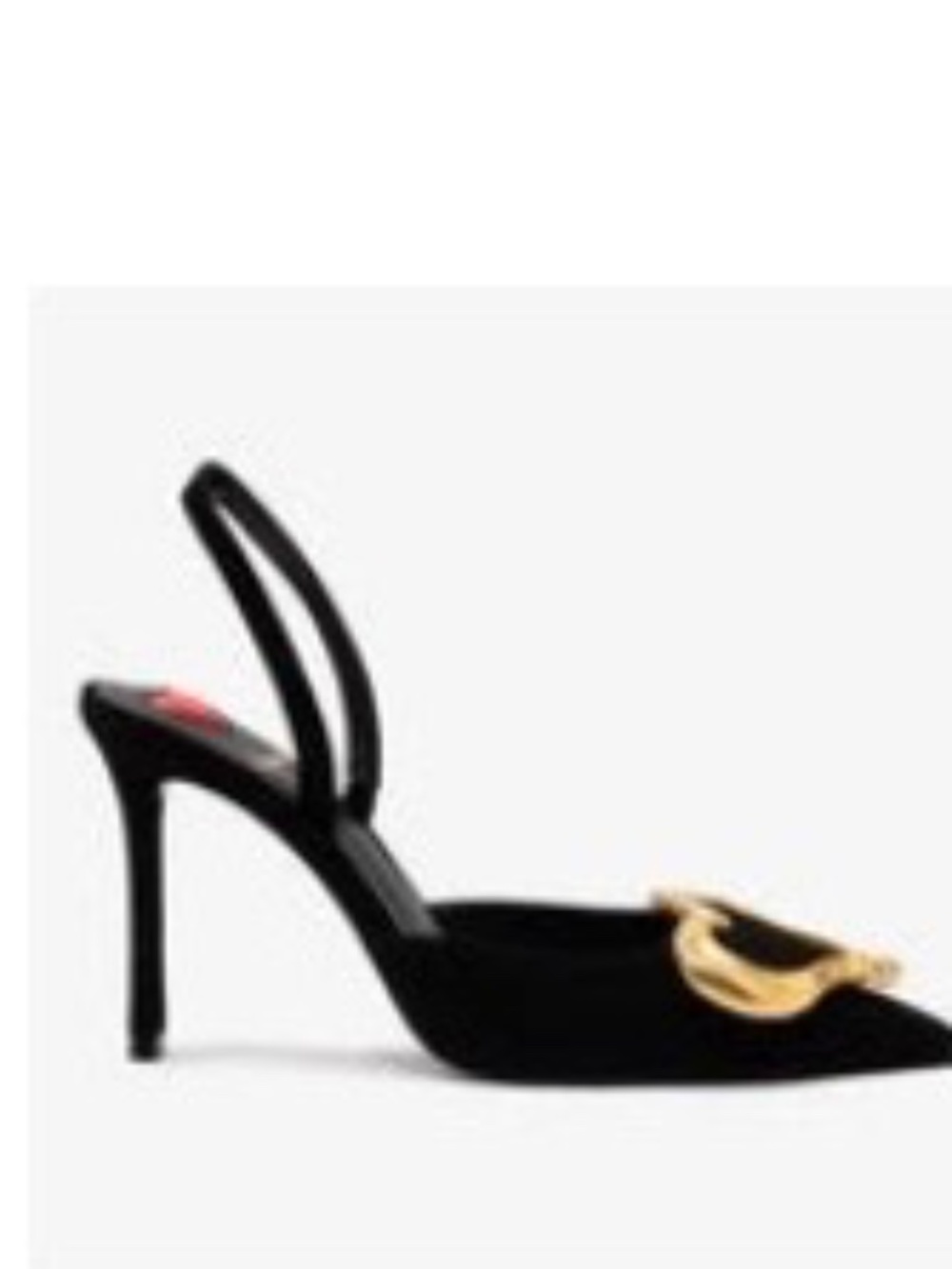 NWB Larrude Amore Pump In Black Leather